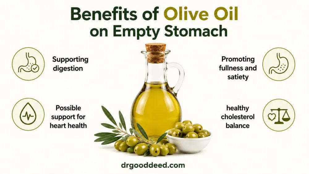 Benefits of Olive Oil on Empty Stomach