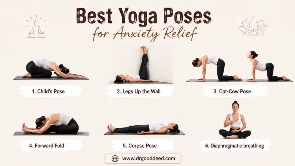 Best Yoga Poses for Anxiety Relief