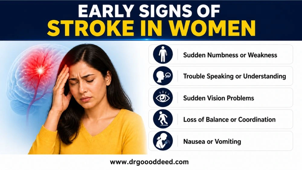 Symptoms of a Stroke in Women: Early Signs You Should Never Ignore 6 Early Signs of Stroke in Women