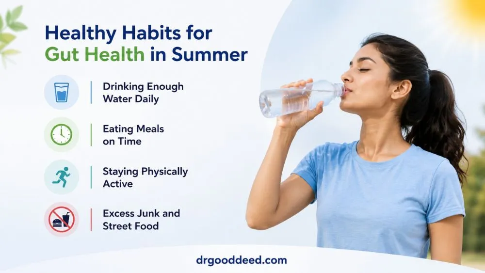 Healthy Habits for Gut Health in Summer