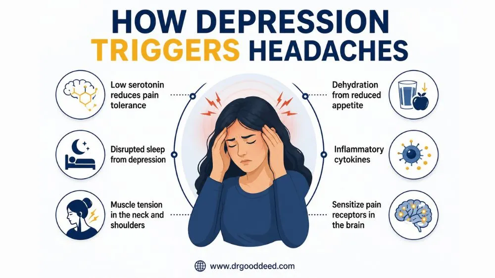How Depression Triggers Headaches