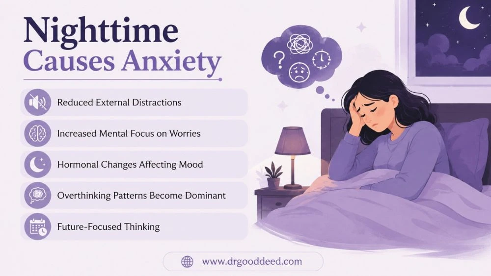 Nighttime Causes Anxiety