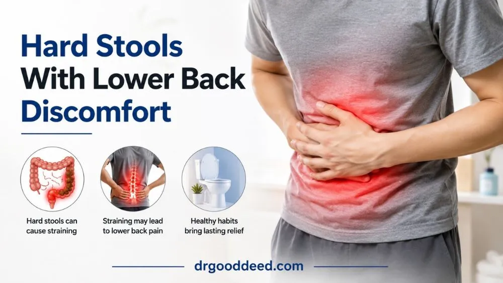 Hard Stools With Lower Back Discomfort