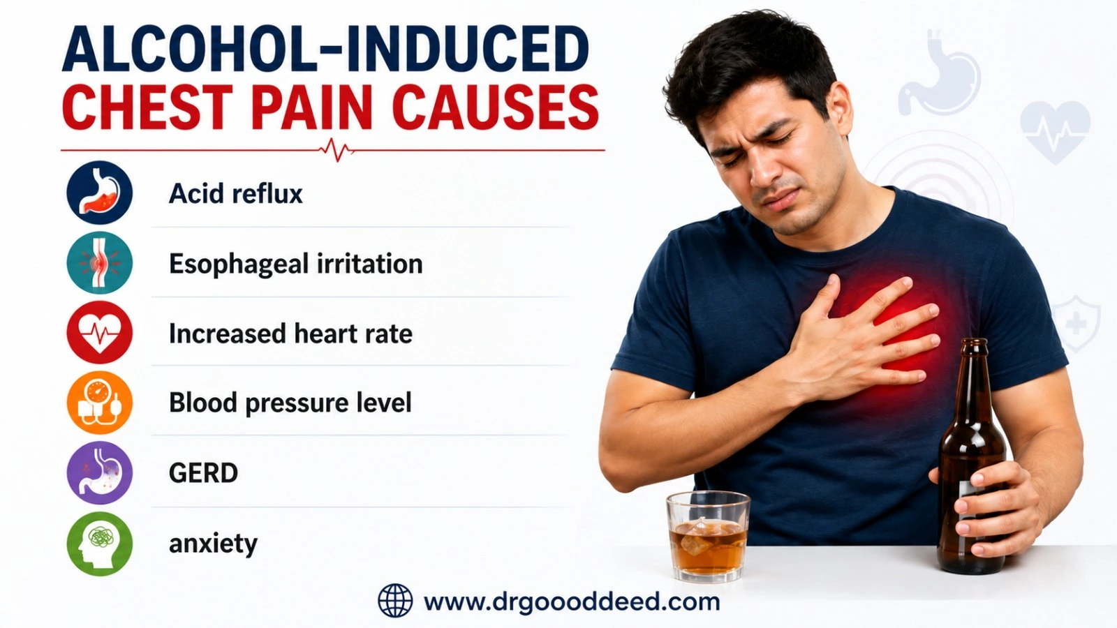Can Alcohol Cause Chest Pain? Causes, Symptoms, and When to Worry 6 Alcohol-Induced Chest Pain Causes