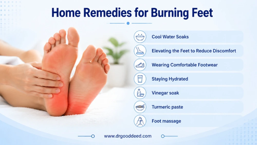 How to Relieve Burning Sensation in Feet at Home
