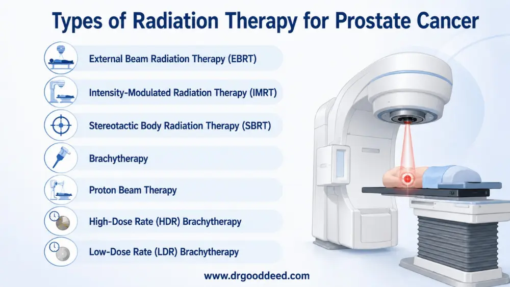Types of Radiation Therapy for Prostate Cancer