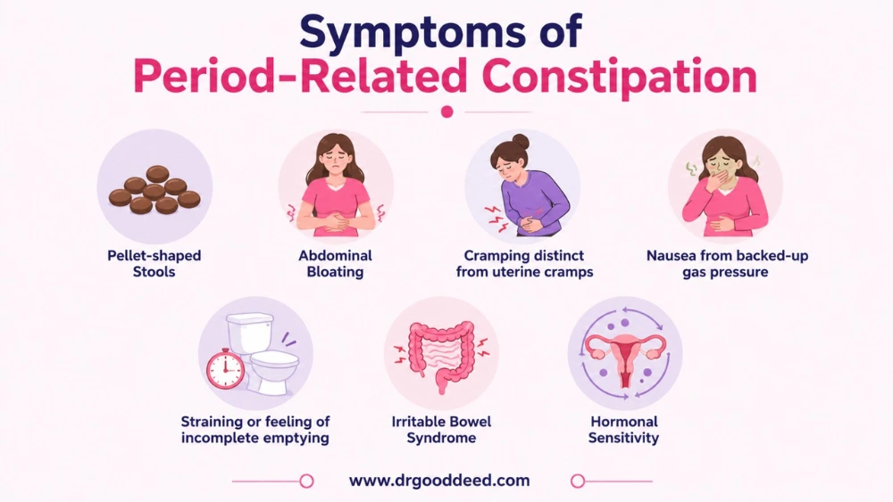 Symptoms of Period-Related Constipation