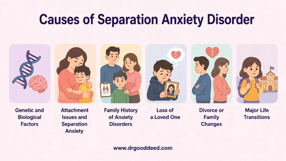 Causes of Separation Anxiety Disorder