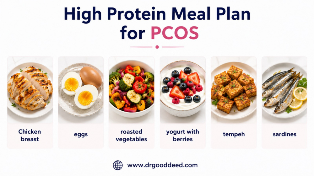 High Protein Meal Plan for PCOS