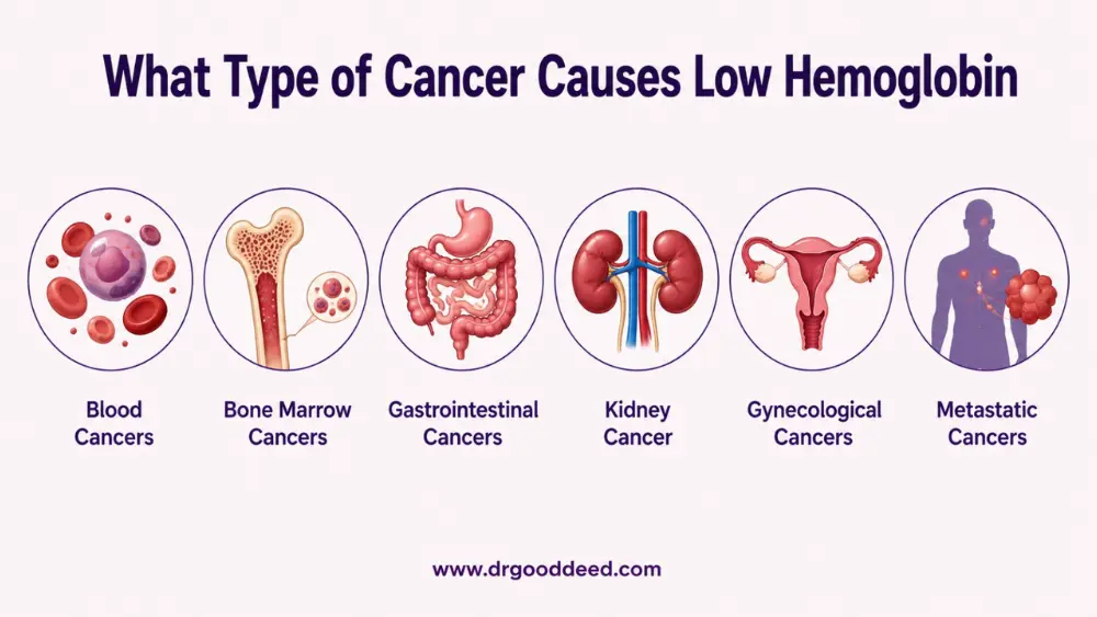 Type of Cancer Causes Low Hemoglobin