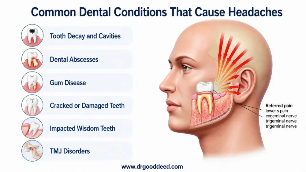 Common Dental Conditions That Cause Headaches