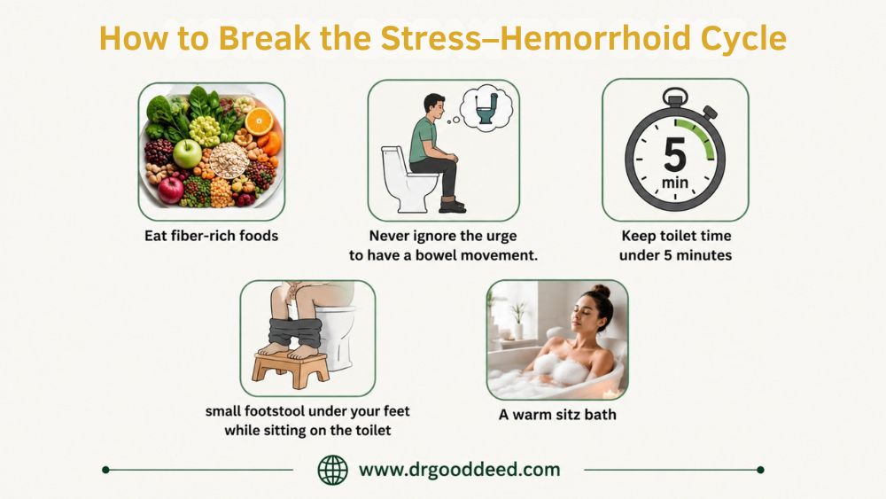 How to Break the Stress–Hemorrhoid Cycle