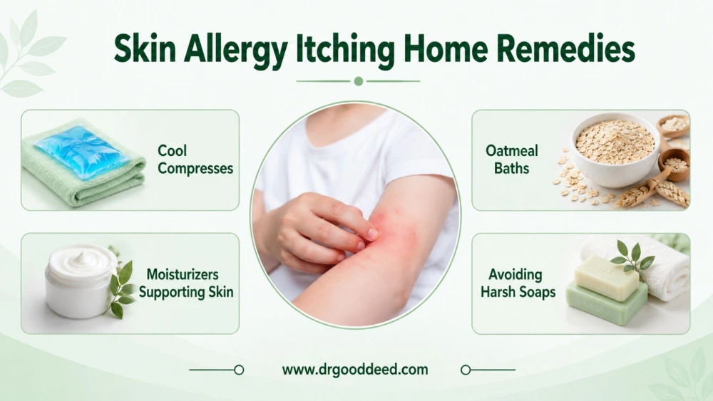 Skin Allergy Itching Home Remedies