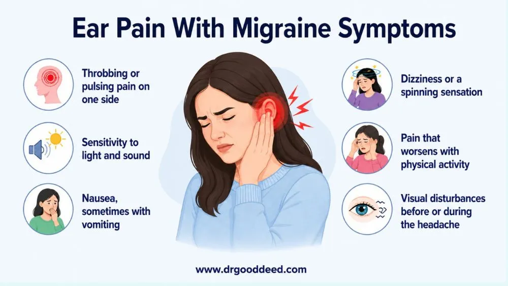 Ear Pain With Migraine Symptoms
