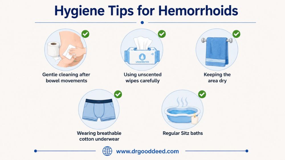 Hygiene Tips for Hemorrhoids