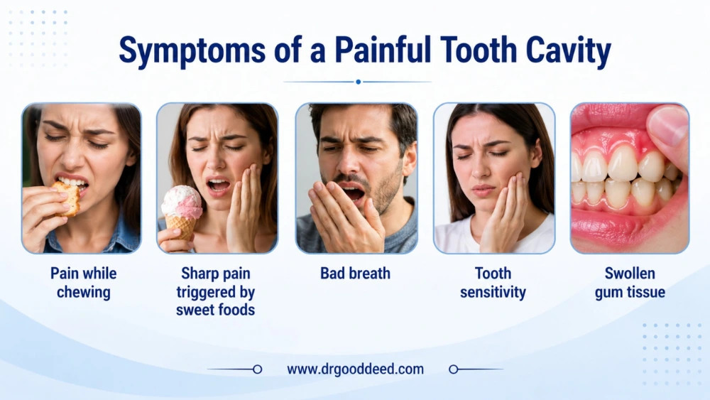 Symptoms of a Painful Tooth Cavity