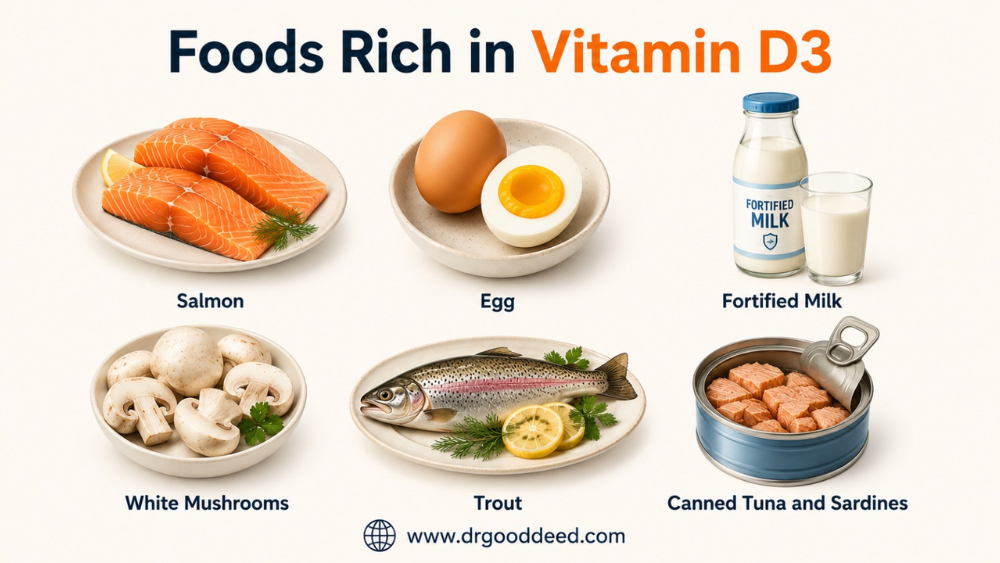 Vitamin D3 Foods: Best Dietary Sources and How to Increase Vitamin D Naturally 6 Foods Rich in Vitamin D3