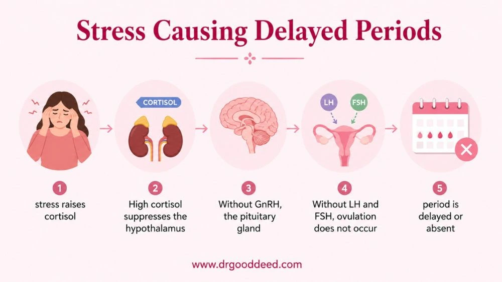 Stress Causing Delayed Periods