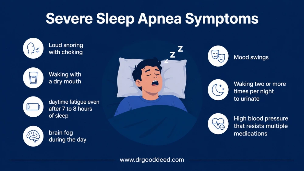 Severe Sleep Apnea Symptoms