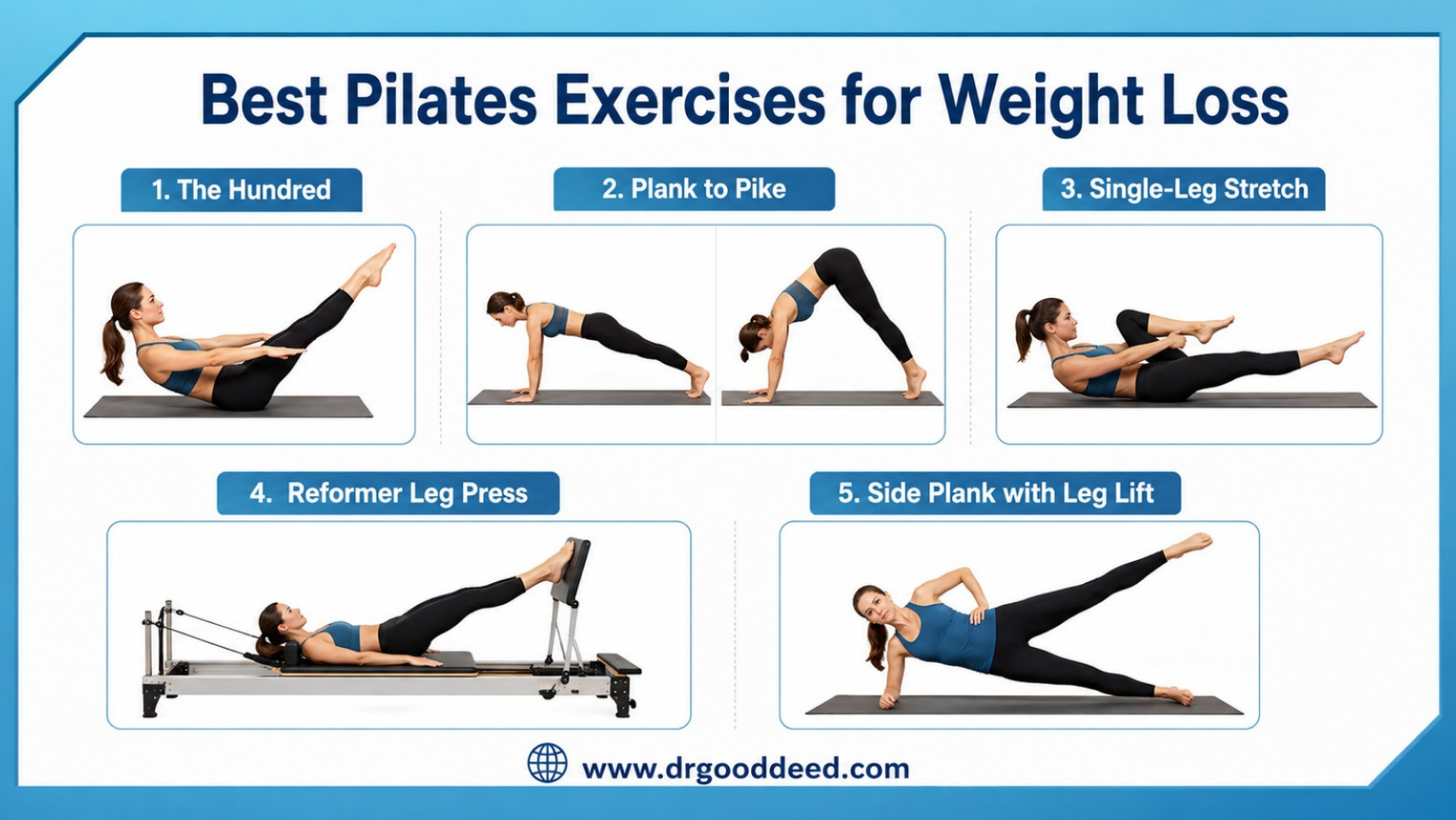 Best Pilates Exercises for Weight Loss