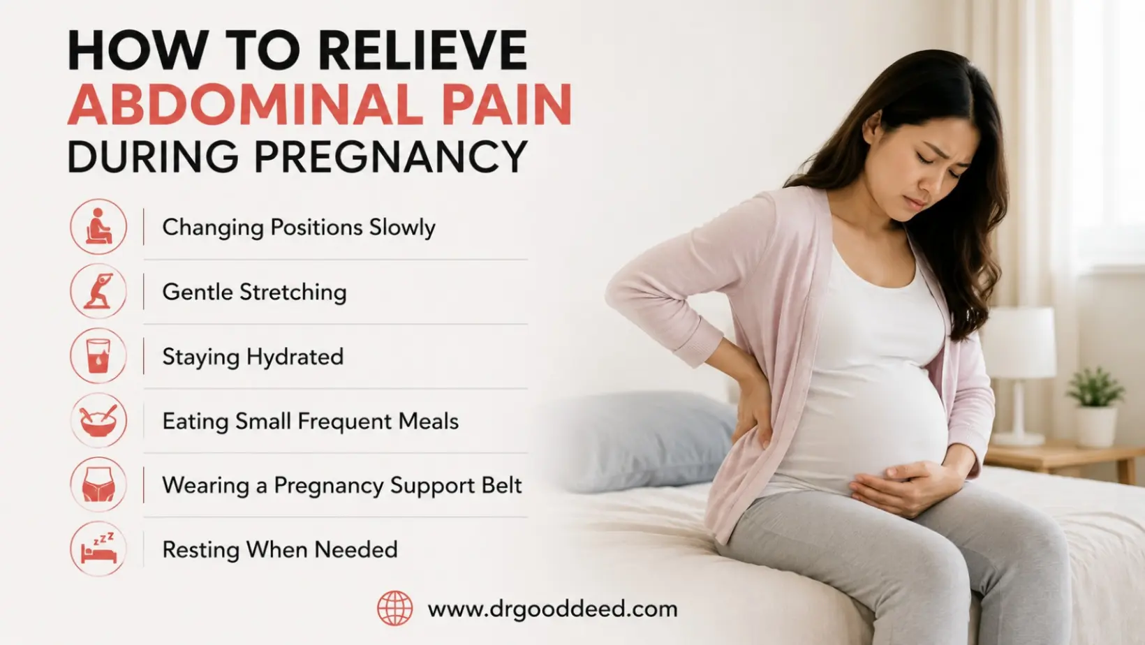 How to Relieve Abdominal Pain During Pregnancy