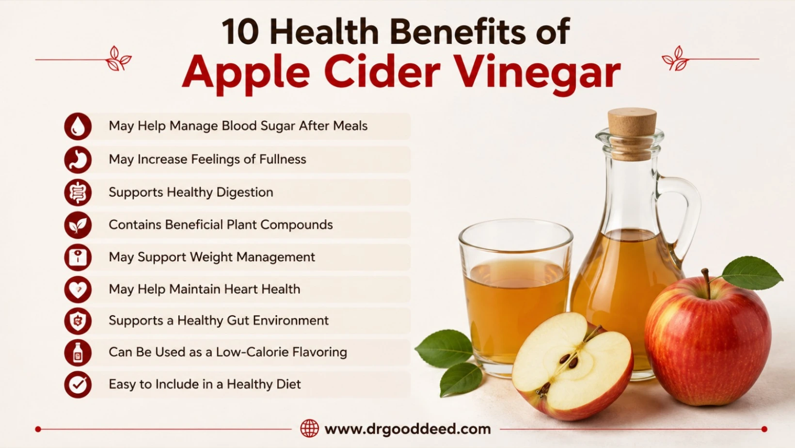 Health Benefits of Apple Cider Vinegar