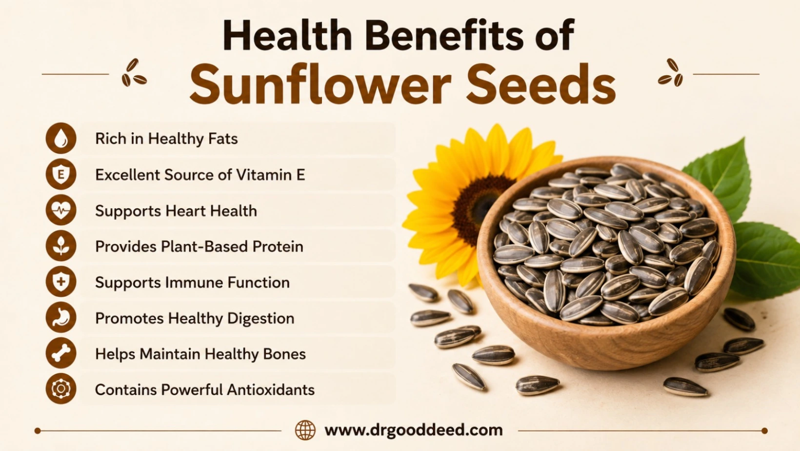 Health Benefits of Sunflower Seeds