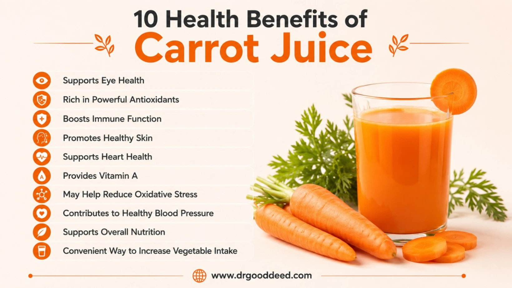 Health Benefits of Carrot Juice