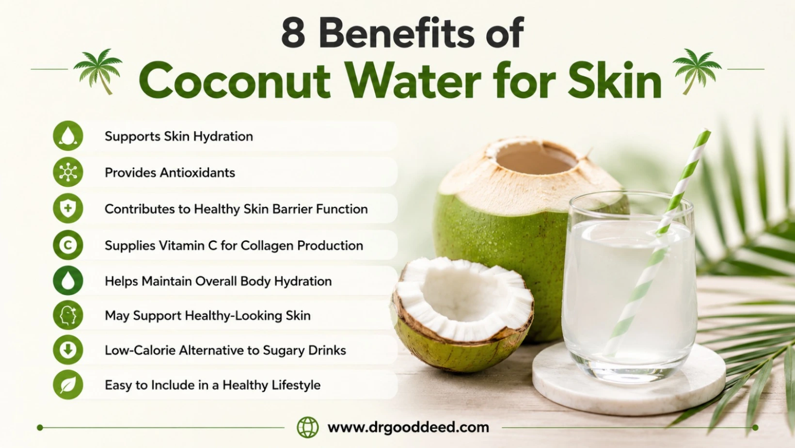 Benefits of Coconut Water for Skin