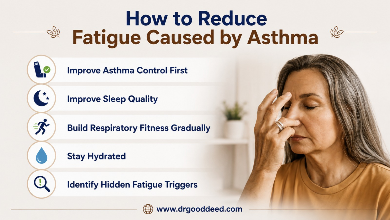 How to Reduce Fatigue Caused by Asthma