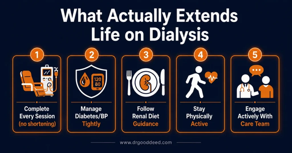Dialysis survival habits what helps live longer