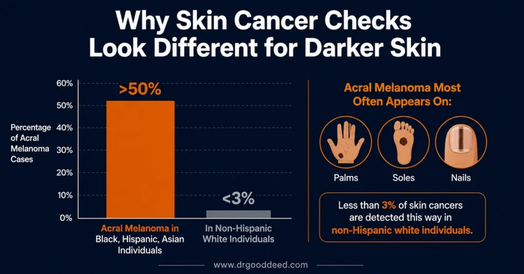 Melanoma skin of color acral lentiginous statistics