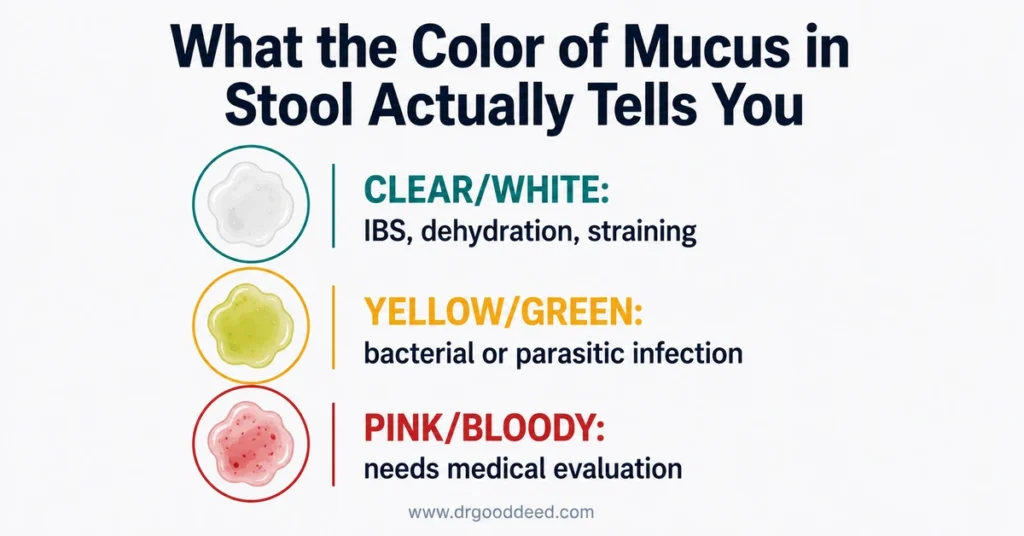 Mucus in stool color guide clear yellow bloody