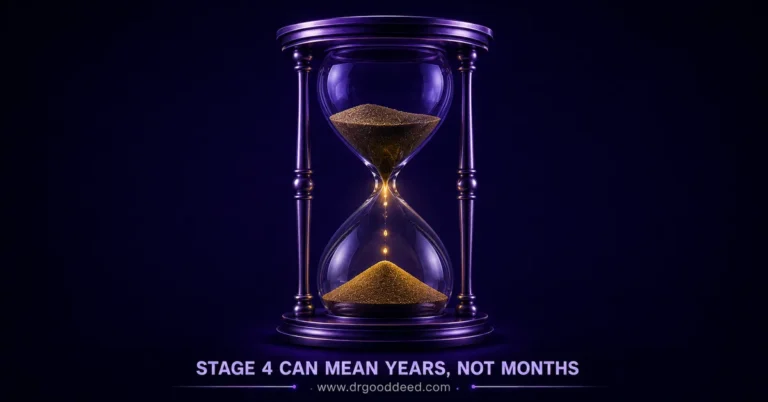 Stage 4 cancer years not months outlook