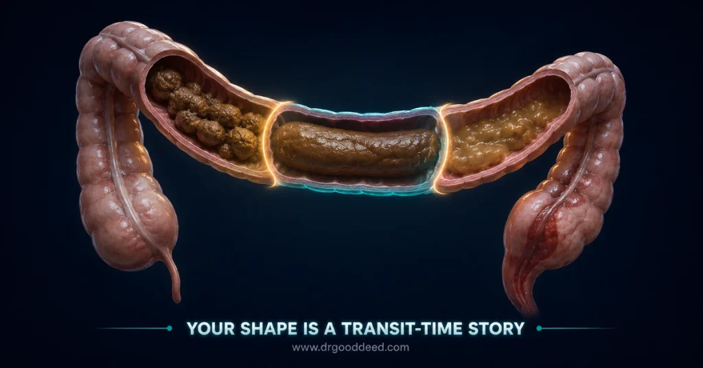 Types of poop colon transit time mechanism