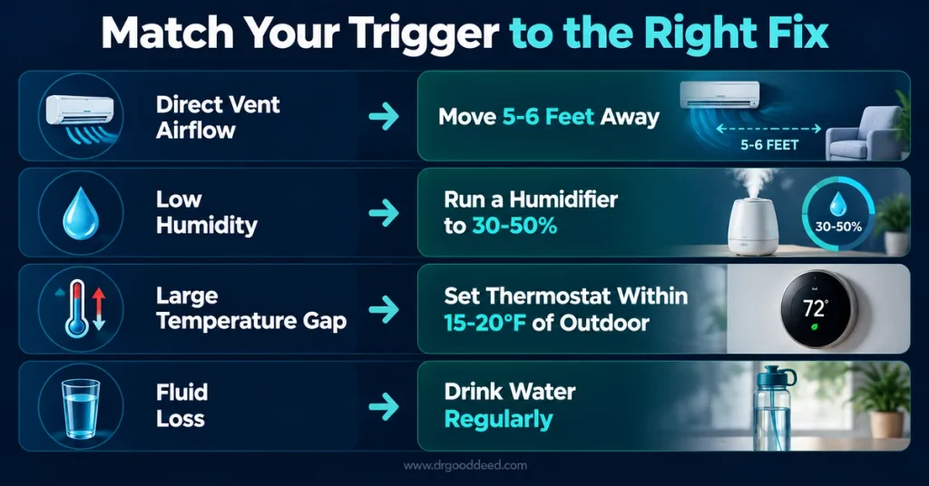 AC headache three hidden causes vent humidity temperature
