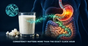 Best time to drink kefir and bacterial survival through stomach acid