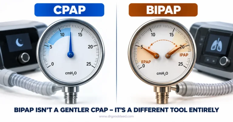 CPAP vs BiPAP not gentler version myth busted