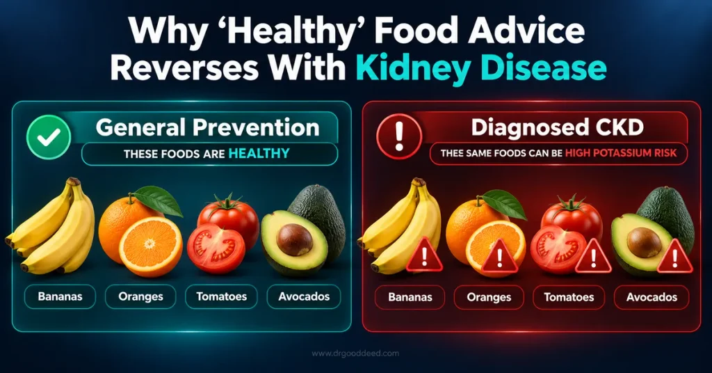Kidney superfoods vs CKD diet potassium restriction