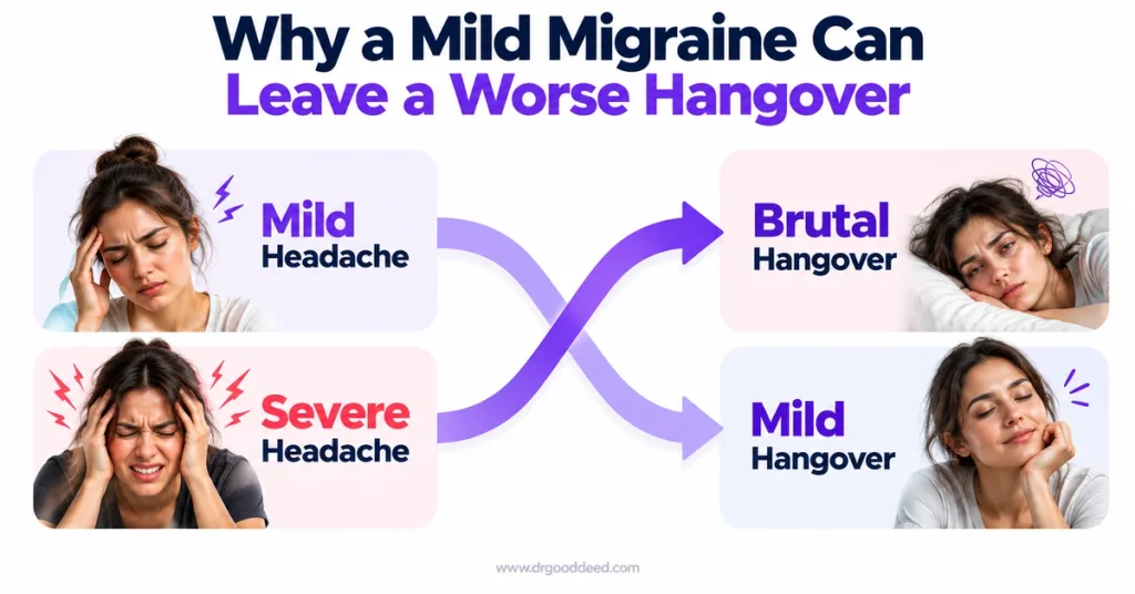 Migraine hangover severity not linked to headache pain