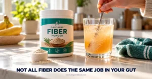 Prebiotic fiber powder scoop kitchen
