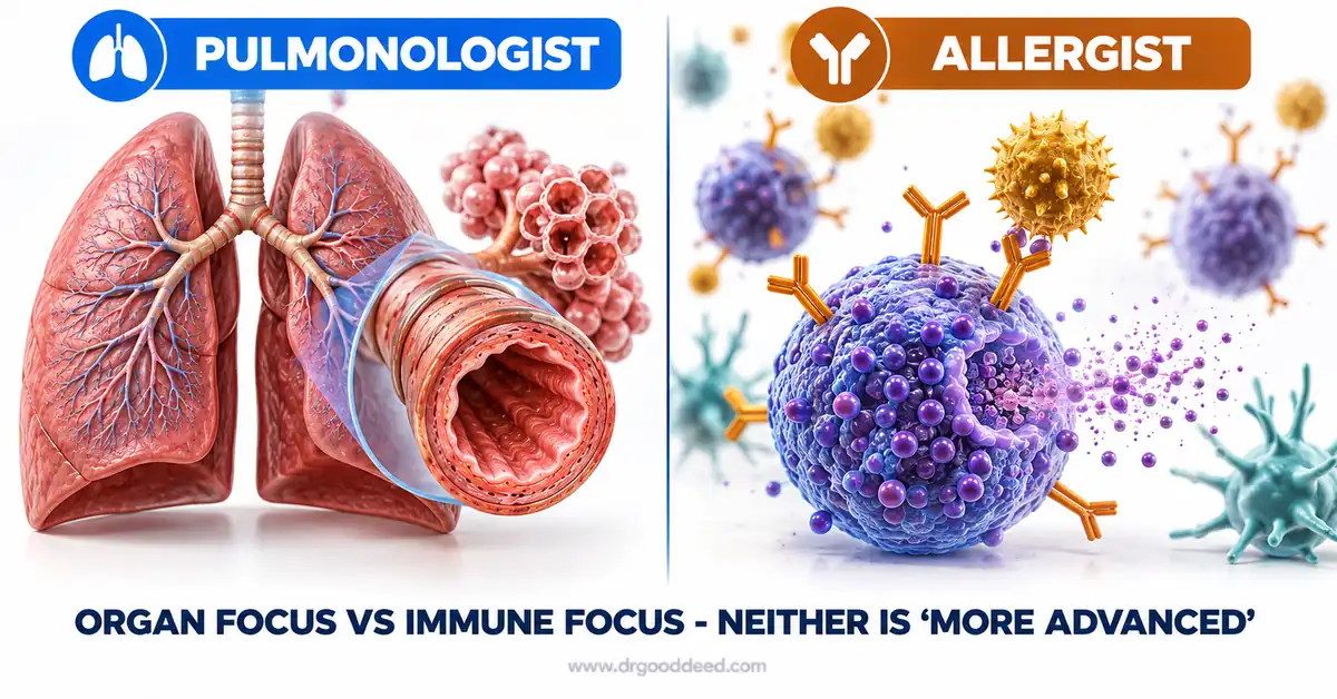 Pulmonologist vs Allergist: Which Specialist Do You Need?