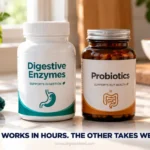 Digestive enzymes vs probiotics timing decision