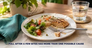 Why Do I Feel Full After Only a Few Bites?