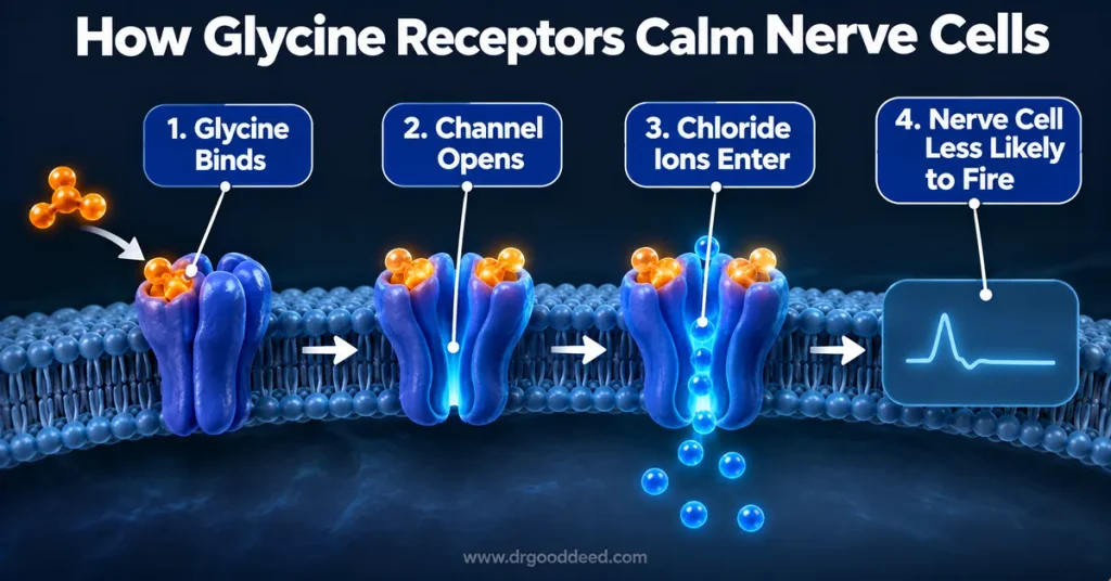 glycine-receptor-chloride-channel-inhibitory-signaling-diagram