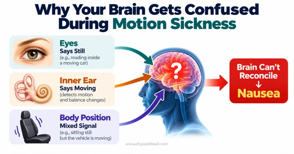 motion-sickness-sensory-conflict-mechanism-diagram