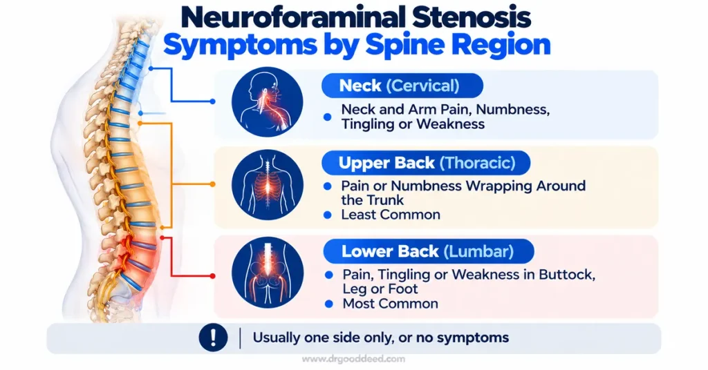 neuroforaminal-stenosis-symptoms-by-spine-region-chart