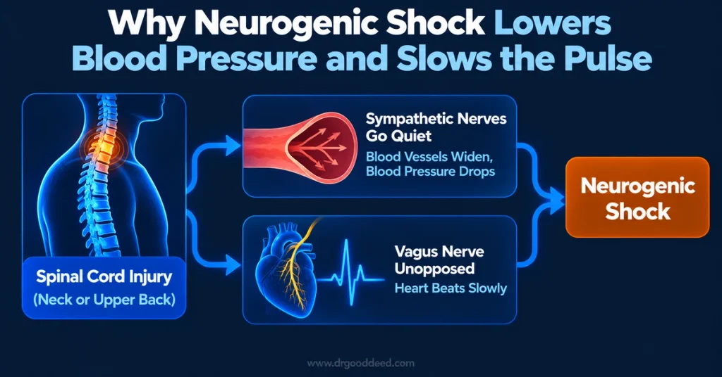 neurogenic-shock-mechanism-sympathetic-vagus-nerve-diagram