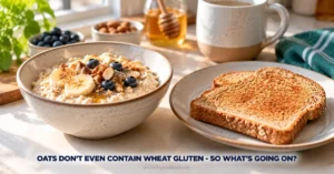 Oats vs wheat stomach pain breakfast comparison